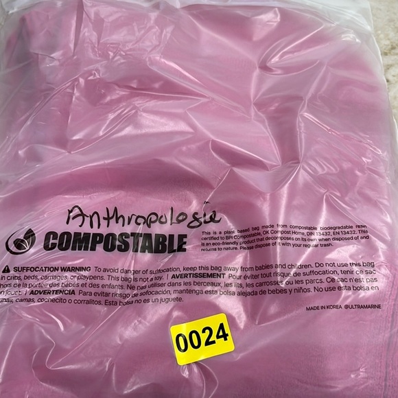 Anthropologie | V Neck Sweater | Hot Pink | XS - Picture 9 of 9